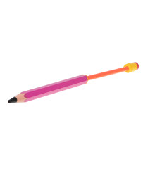 Syringe water pump pencil 54cm pink