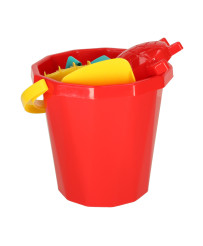 DIPLO W-127 Sandbox toys bucket shovel rake molds 9el.