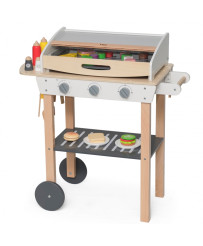 VIGA Large Wooden Grill for Children 47 Accessories