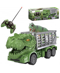 WOOPIE Samochód Zdalnie Sterowany RC Dinozaur Zielony Figurka