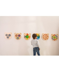 VIGA Wooden Board Colors FSC Montessori Certificate