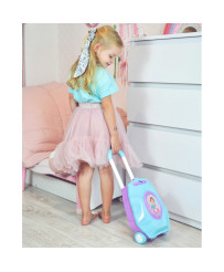 WOOPIE Dressing table for Girls 2in1 Beauty Salon in a Suitcase