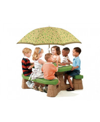 STEP2 Stół — Stolik piknikowy z parasolem