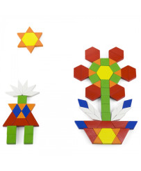 VIGA koka plakanie bloki spainī 250 Montessori elementi