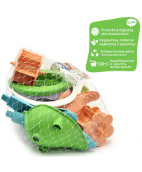 WOOPIE GREEN Set with Bucket and Reel 4 pcs. BIODEGRADABLE ORGANIC MATERIAL