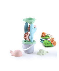 WOOPIE GREEN Set with Bucket and Reel 4 pcs. BIODEGRADABLE ORGANIC MATERIAL