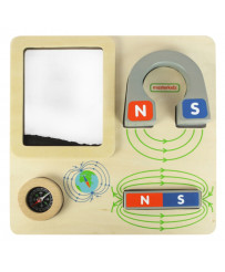 Zabawa Magnetyczna Tablica Edukacyjna Masterkidz Kompas Montessori
