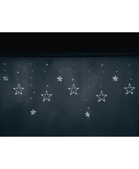 LED star curtain lights 2.5m 138LED cold white