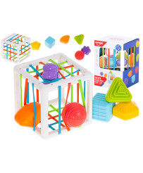 Flexible cube sorter toy...