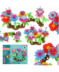 Flowers creative blocks flower garden 48 elements