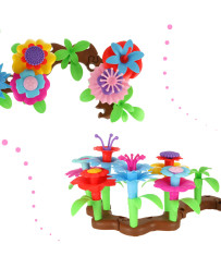 Flowers creative blocks flower garden 48 elements