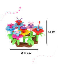 Flowers creative blocks flower garden 48 elements