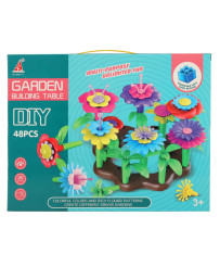 Flowers creative blocks flower garden 48 elements