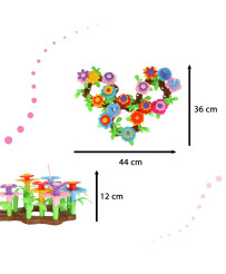 Flowers creative blocks flower garden 104 pieces