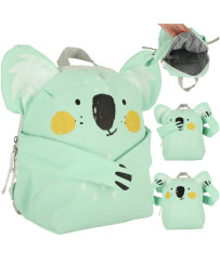 Kindergarten koala school backpack green