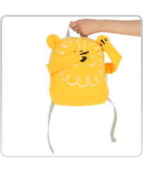 Kindergarten school backpack lion yellow