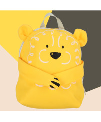 Kindergarten school backpack lion yellow