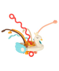 Montessori sensory teether toy for babies swan