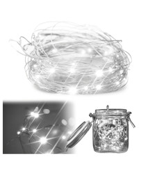 LED decorative wire lights 10m 100LED cold white