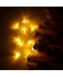 LED lights pendant Christmas decoration angel 49cm 10 LEDs