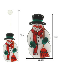 LED lights hanging Christmas decoration snowman 45cm