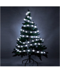 Ribbon decorative LED ribbon 10m 100LED Christmas tree lights Christmas decoration cold white with batteries