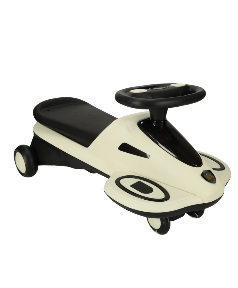 Gravity ride glowing LED wheels with music playing scooter 74cm beige/black max 100kg