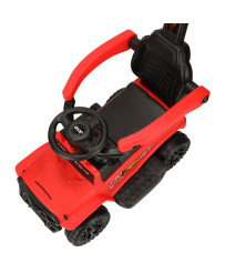 Push ride off-road car with sound and lights red