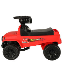 Push ride off-road car with sound and lights red