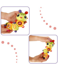 Electronic caterpillar musical toy lights