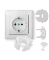 Protector for grounded electrical outlet 4pcs. + Key for protection on grounded electrical outlet key 1pcs.