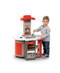 Children's plastic kitchen red with sound Smoby tefal