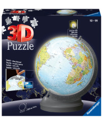 Ravensburger 3D Puzzle Ball Globe with Lighting 540 pc