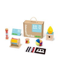 TOOKY mänguasjakast XXL Montessori õppekast 6in1 sensoorne kast 0–6 kuud