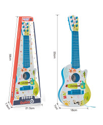 WOOPIE Акустическая гитара для детей, синяя, 55 см