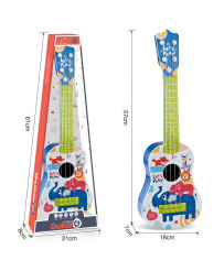 WOOPIE Классическая гитара для детей, синяя, 57 см