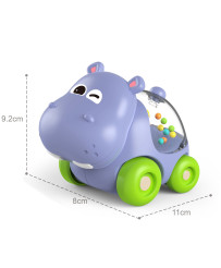 WOOPIE BABY Rattle Toy Car Vehicle Hippopotamus