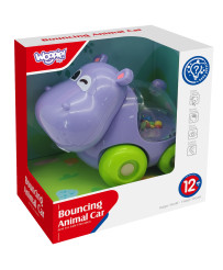 WOOPIE BABY Rattle Rotaļlietu Automašīna Transportlīdzeklis Hippopotamus