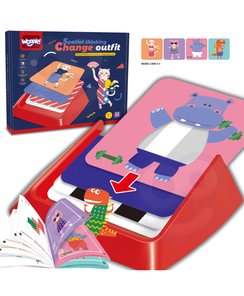 Woopie Change Outfit Educational Board Puzzle Game