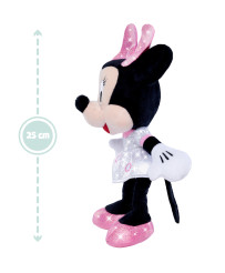 SIMBA DISNEY Shiny Minnie Mouse Mascot 25cm Cuddly Toy