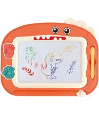 Woopie Cyclopedia Color magnetic board + two dinosaur stamps