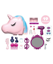 WOOPIE Dressing table for girls 2in1 Beauty Salon in a Unicorn bag