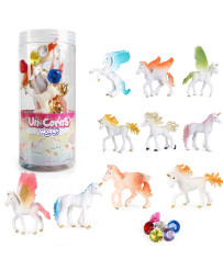 The Unicorn Figure Set is 16 pieces.