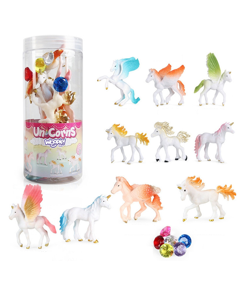 The Unicorn Figure Set is 16 pieces.