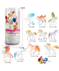 The Unicorn Figure Set is 16 pieces.