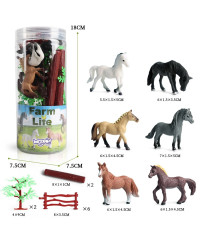 Woopie , set of 16 horse figures .