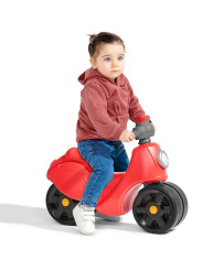 Falk Ride-On Scooter Strada Scooter Red Quiet Tires from 1 year