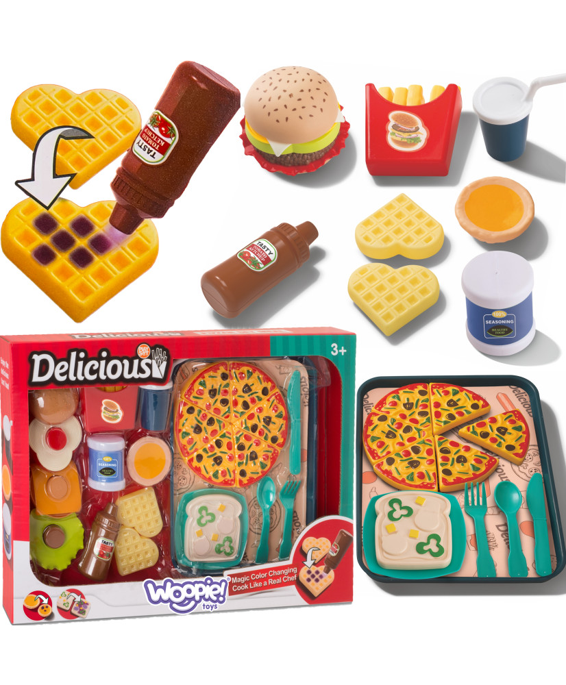 WOOPIE Cutting and Arranging Set Fast Food 36 pcs.
