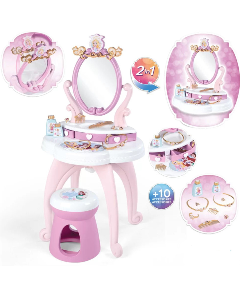 Smoby Disney Princess туалет 2w1 + 10 аксессуаров