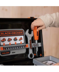 Smoby Black & Decker Tool Case + Parts Car